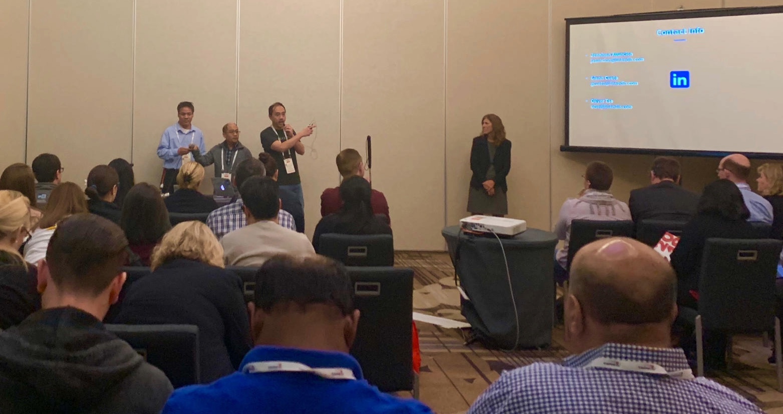 Glenn speaking at CSUN accessibility conference presentation